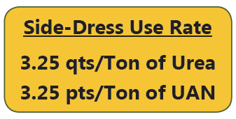 Side Dress Use Rate