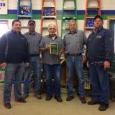 Pine City Staff with safety award