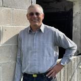 Craig Gustafson by his Osceola barn